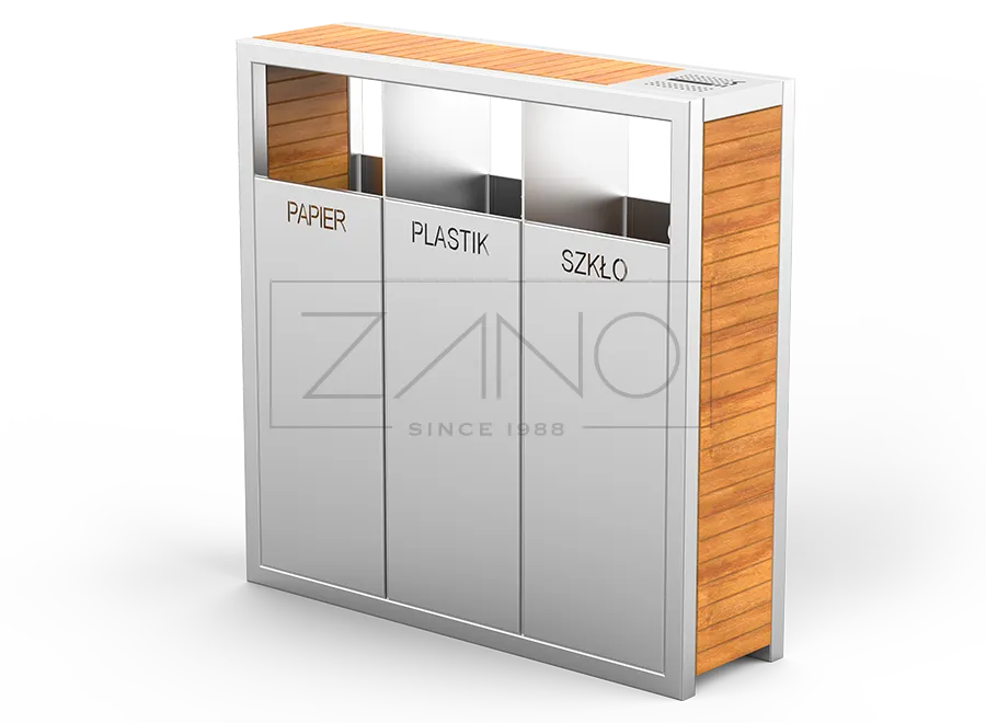 Pavo atkritumu tvertne ar pelnu trauku 15.063.2 | Nerūsējošais tērauds