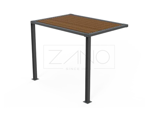 Pergola, modulis 3 x 2 m 22.101.2 | ZANO Pilsētvides labiekārtojums