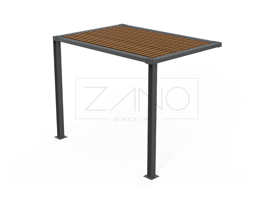 Pergola, modulis 3 x 2 m 22.101.2 | ZANO Pilsētvides labiekārtojums