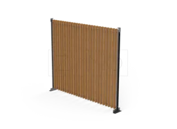 Pergola – siena ar koka dēļiem, 3 m | ZANO
