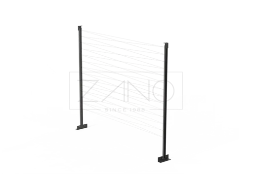 Pergola | Tērauda troses vīteņaugiem