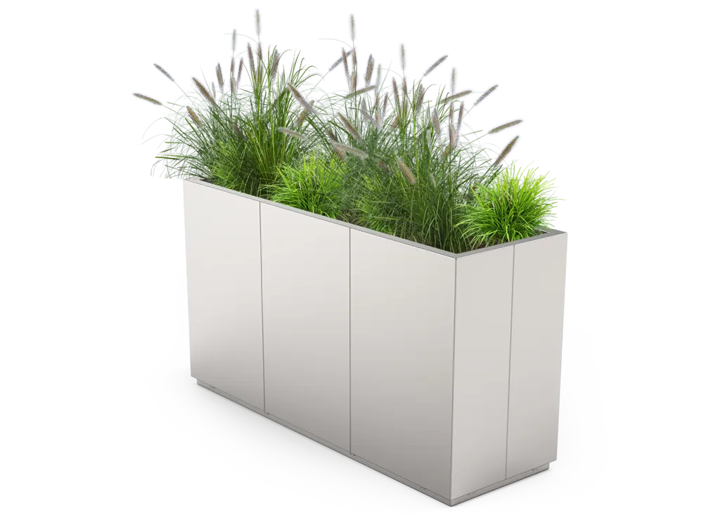 Puķu pods „Quadro“ 06.176.L | nerūsējošais tērauds