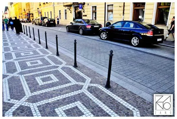 tērauda un čuguna ielu stabiņš Nr. 01.055, uzstādīts Krakovā, Szpitalna ielā