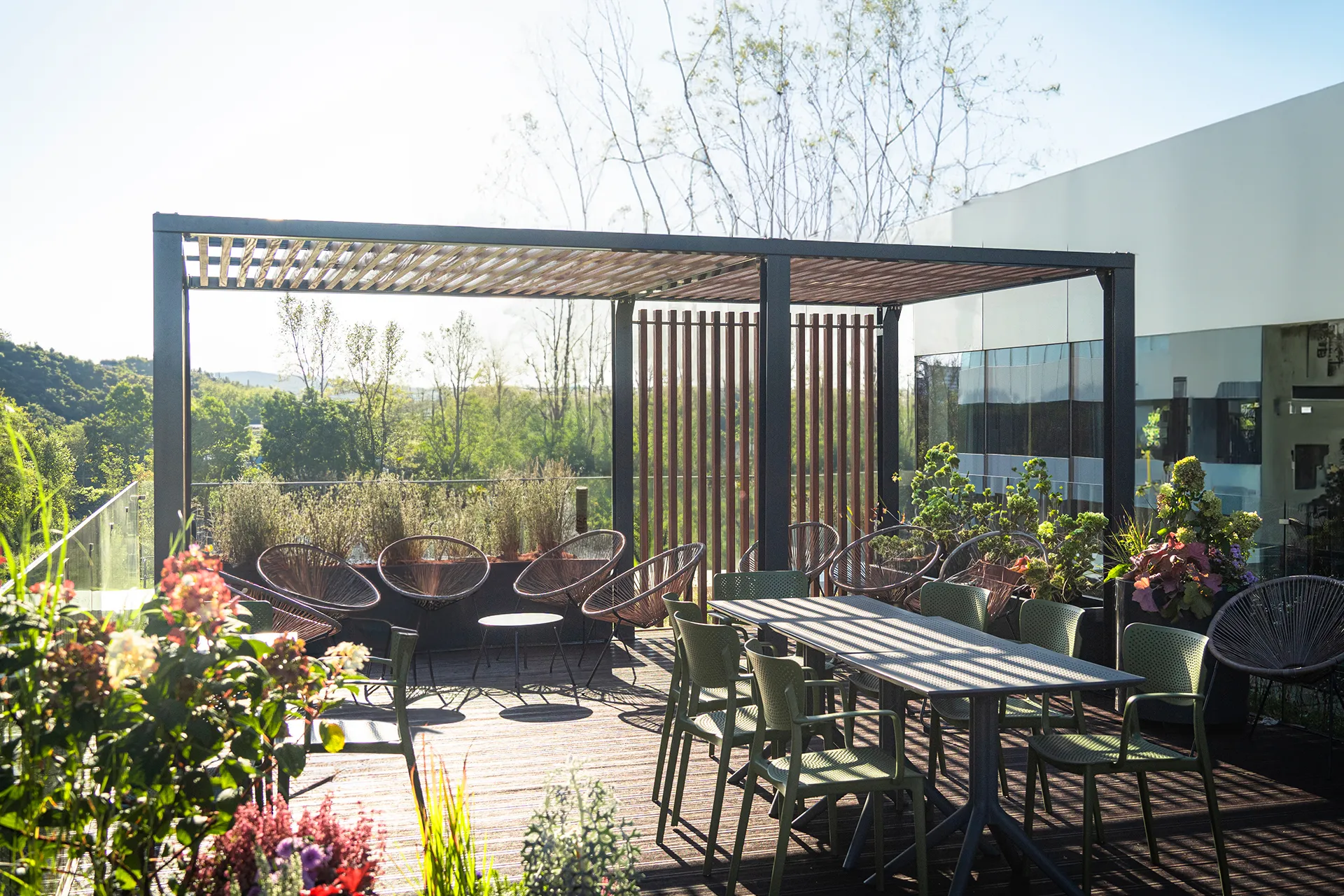 Pergola terase Krakovā