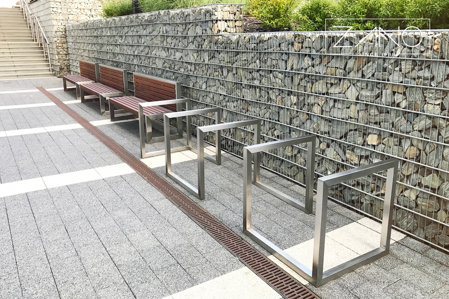 Velosipēdu statīvs no nerūsējošā tērauda