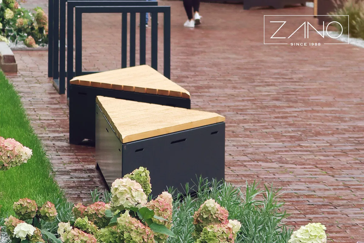 ZANO uzņēmuma moduļu „Origami“ soliņi