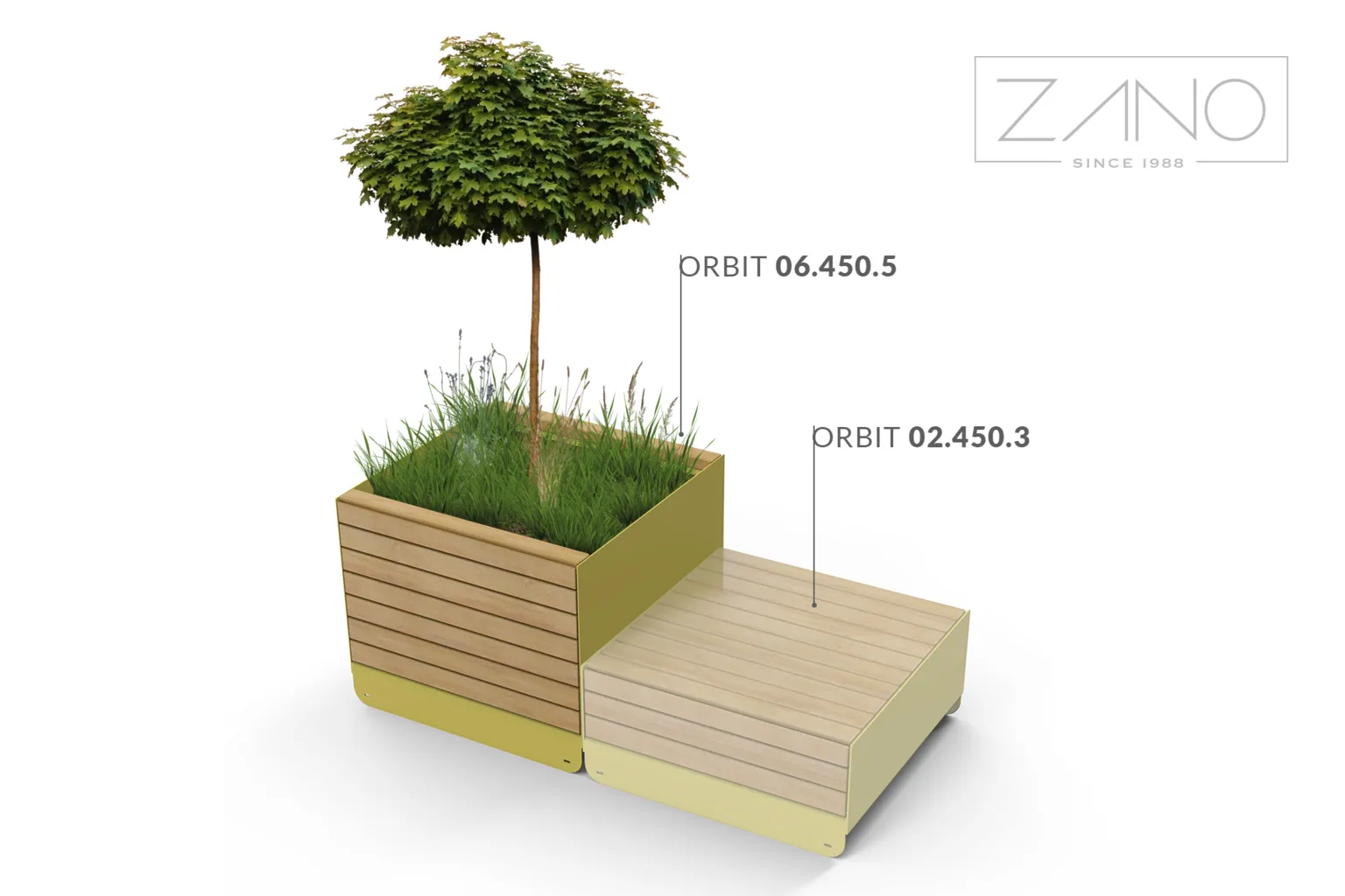 Orbit – puķu pods pod vīraks