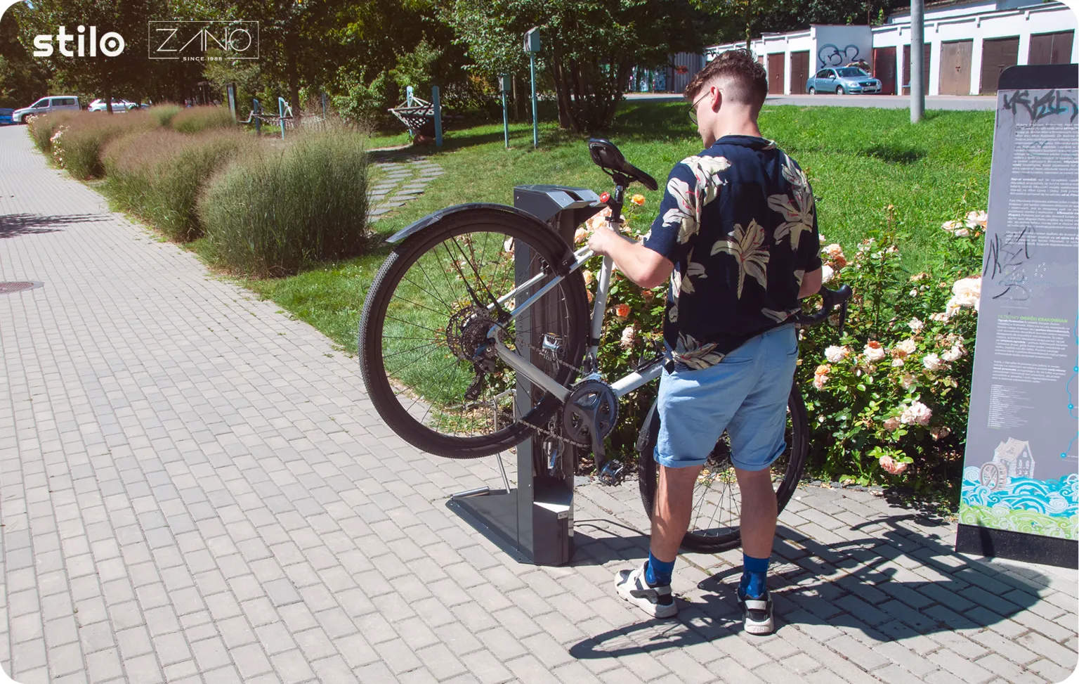 Stilo pašapkalpošanās velosipēdu remonta stacija