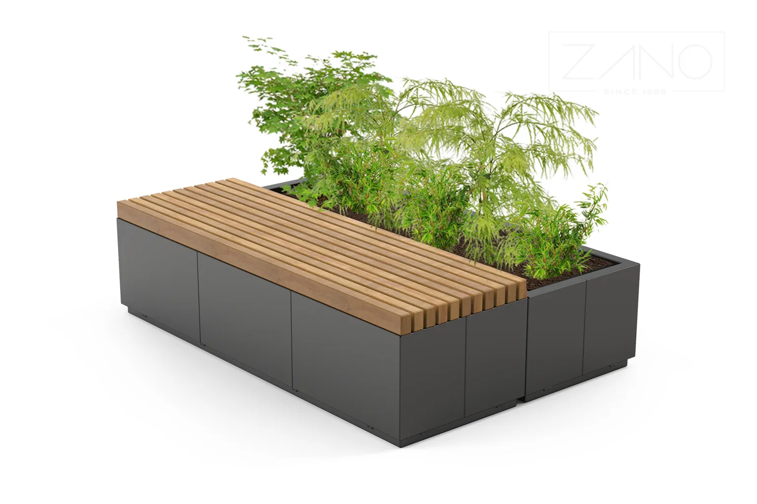 sols „Quadro 02-476” un puķu pods „02-076” L izmērā