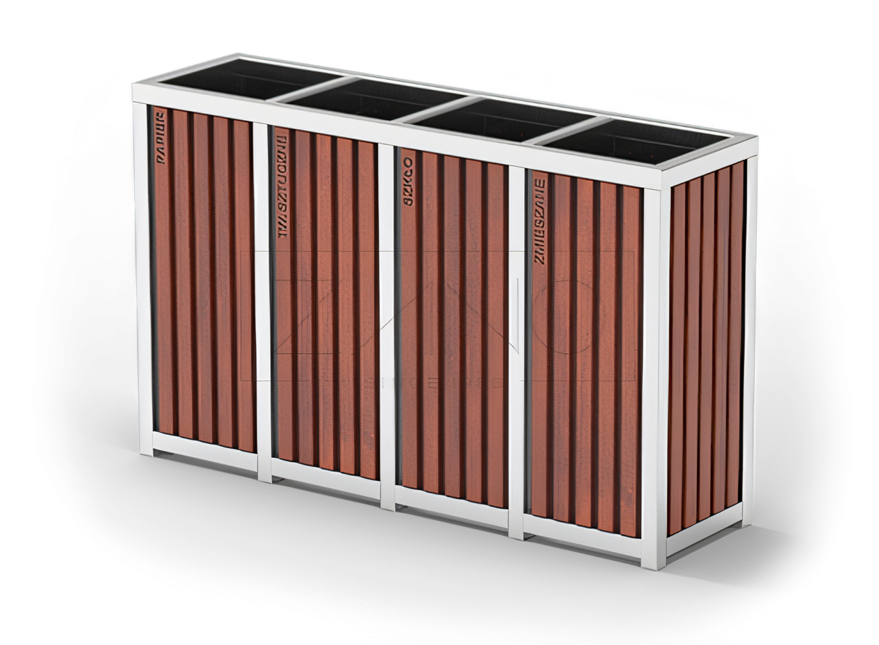 Tērauda atkritumu tvertnes Tērauda atkritumu tvertnes