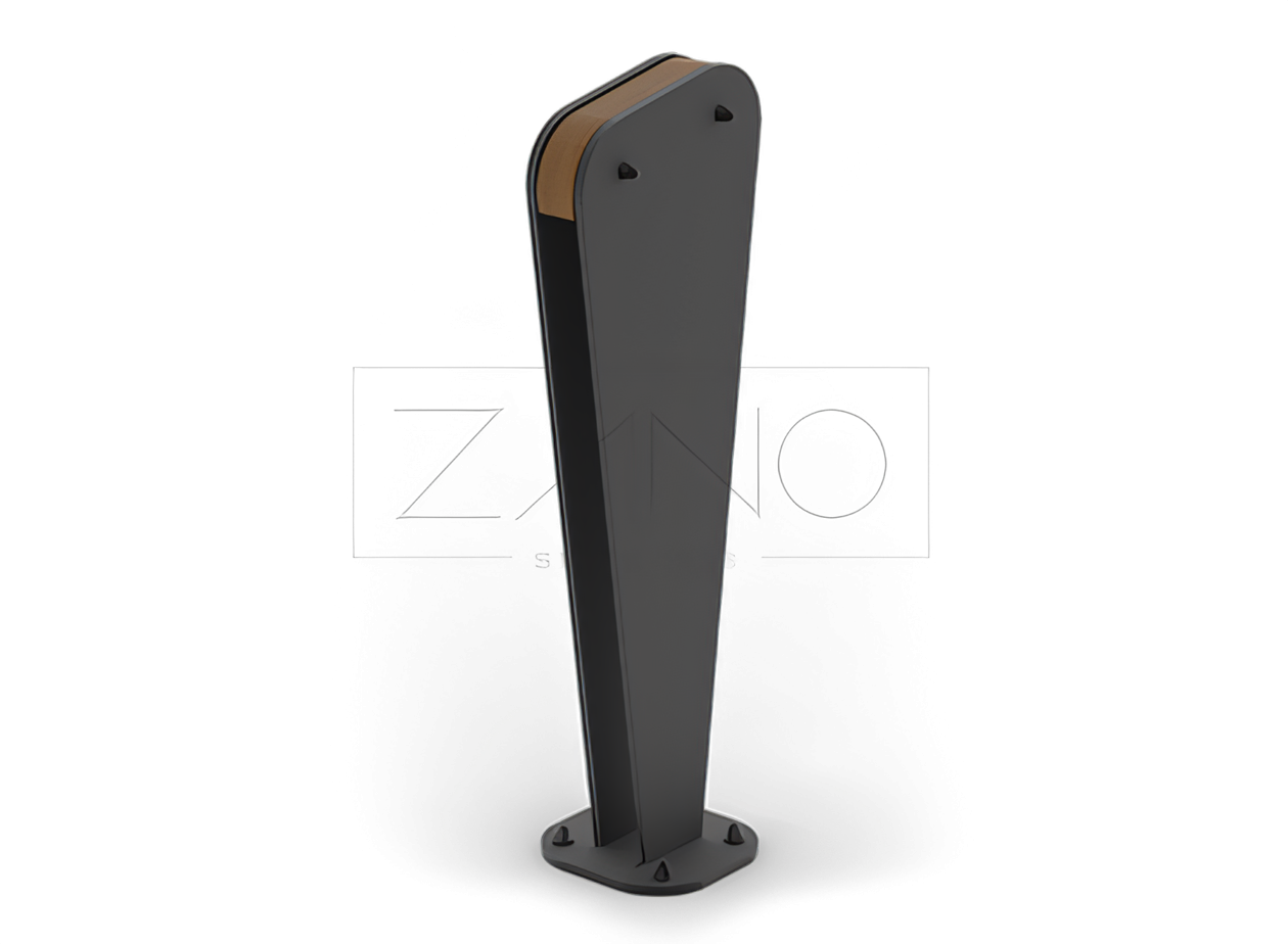 Melns tērauda pilsētas stabs Melns tērauda pilsētas stabs