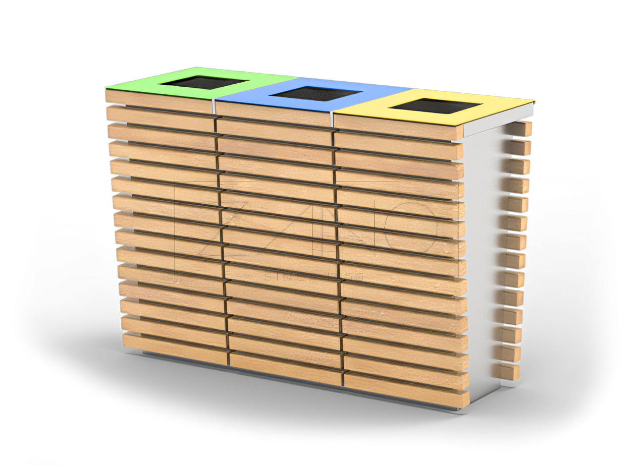 Nerūsējošā tērauda atkritumu tvertnes Nerūsējošā tērauda atkritumu tvertnes