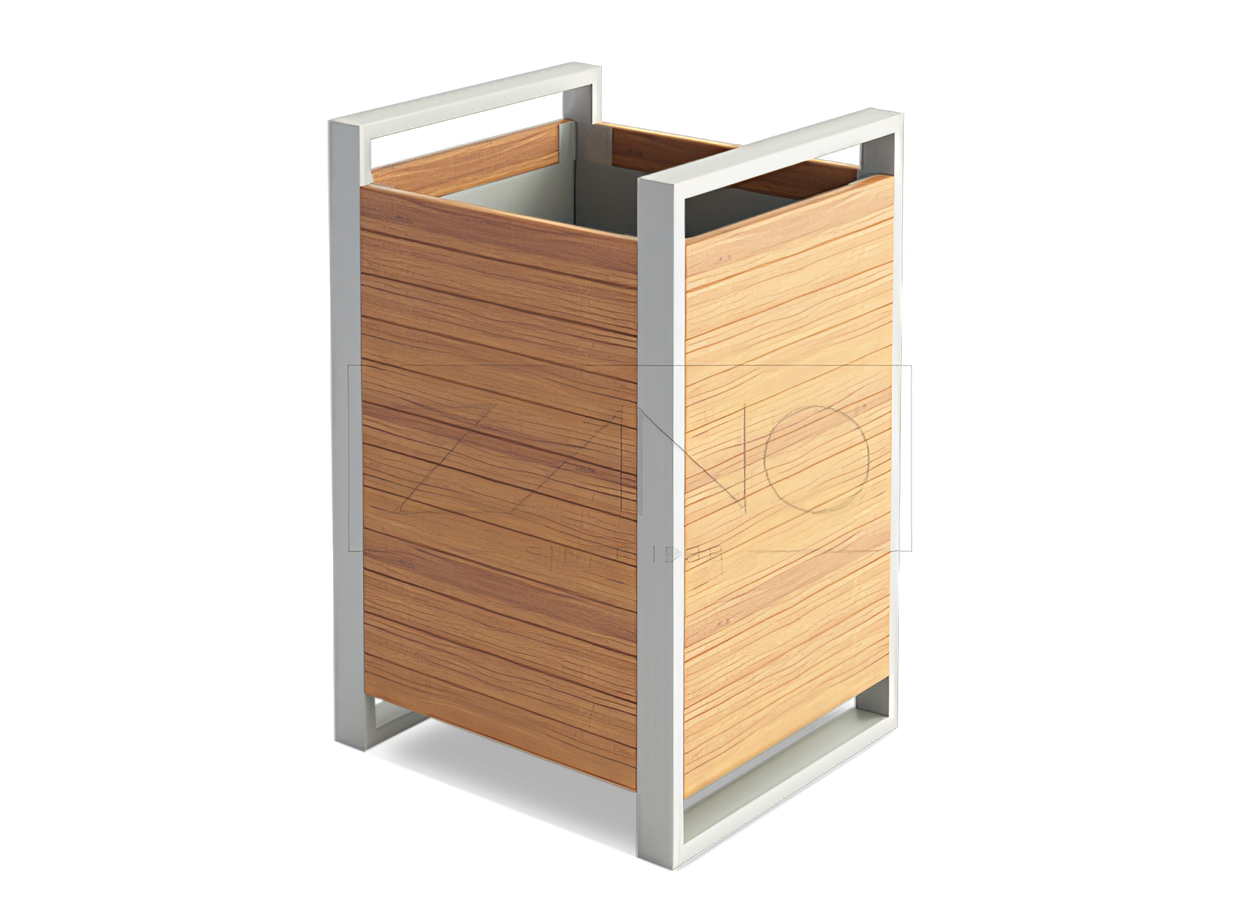 06.041 ir moderns katls ar klasisku formu, kura pamatā ir moderna tērauda un koka kombinācija.