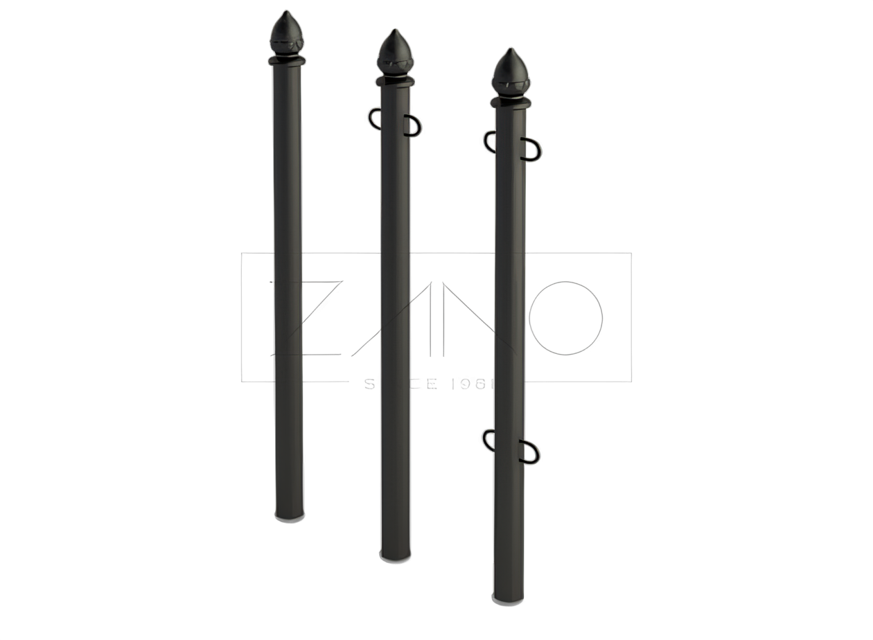 pilsētas žoga stabi