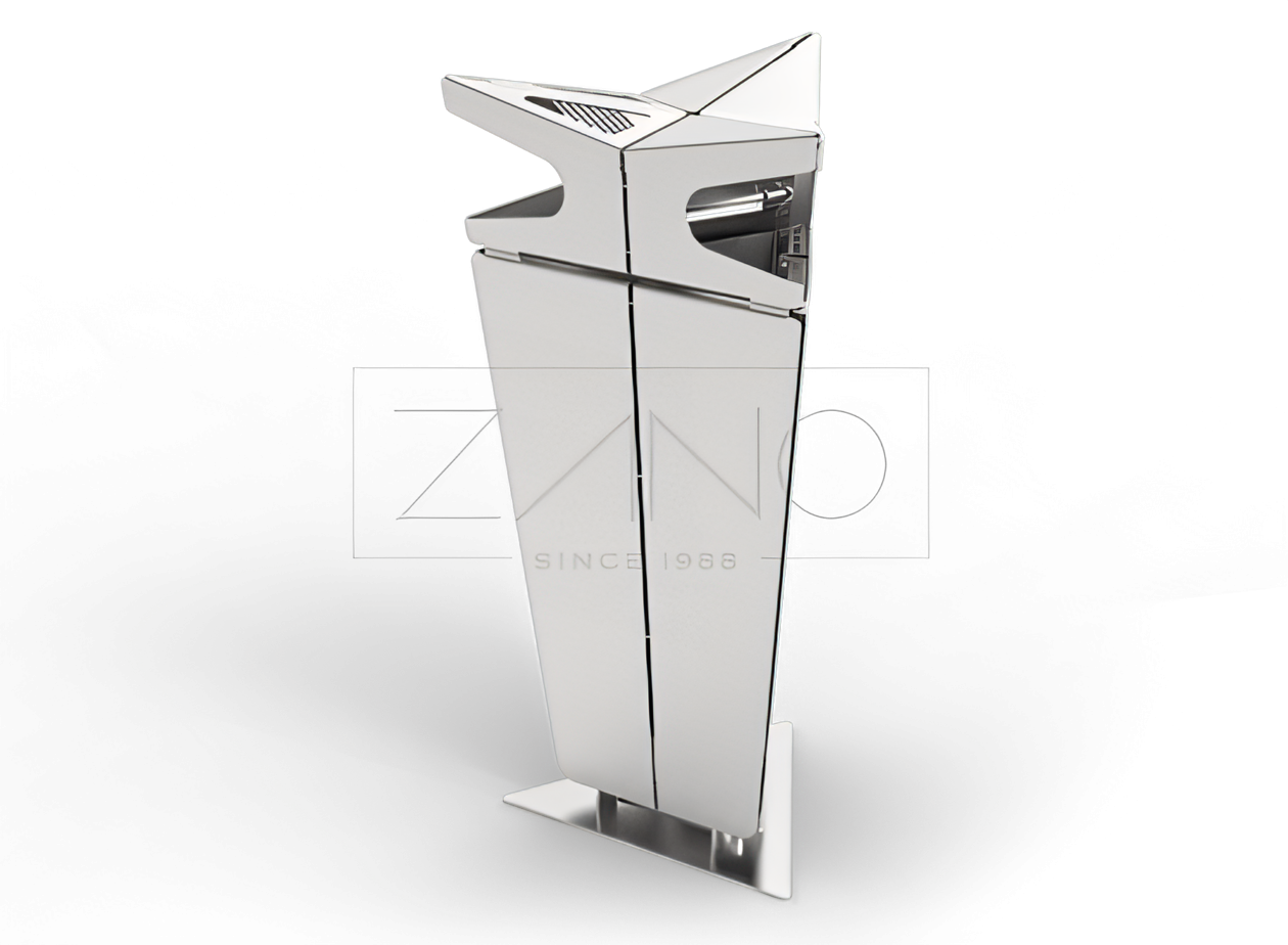 Modulāra atkritumu urna ar pelnu trauku