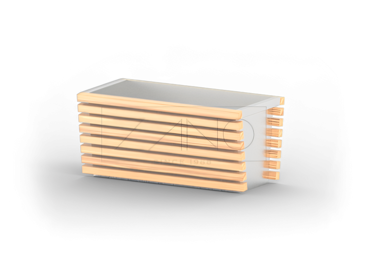 Moderns un elegants nerūsējošā tērauda un koka pods Moderns un elegants nerūsējošā tērauda un koka pods