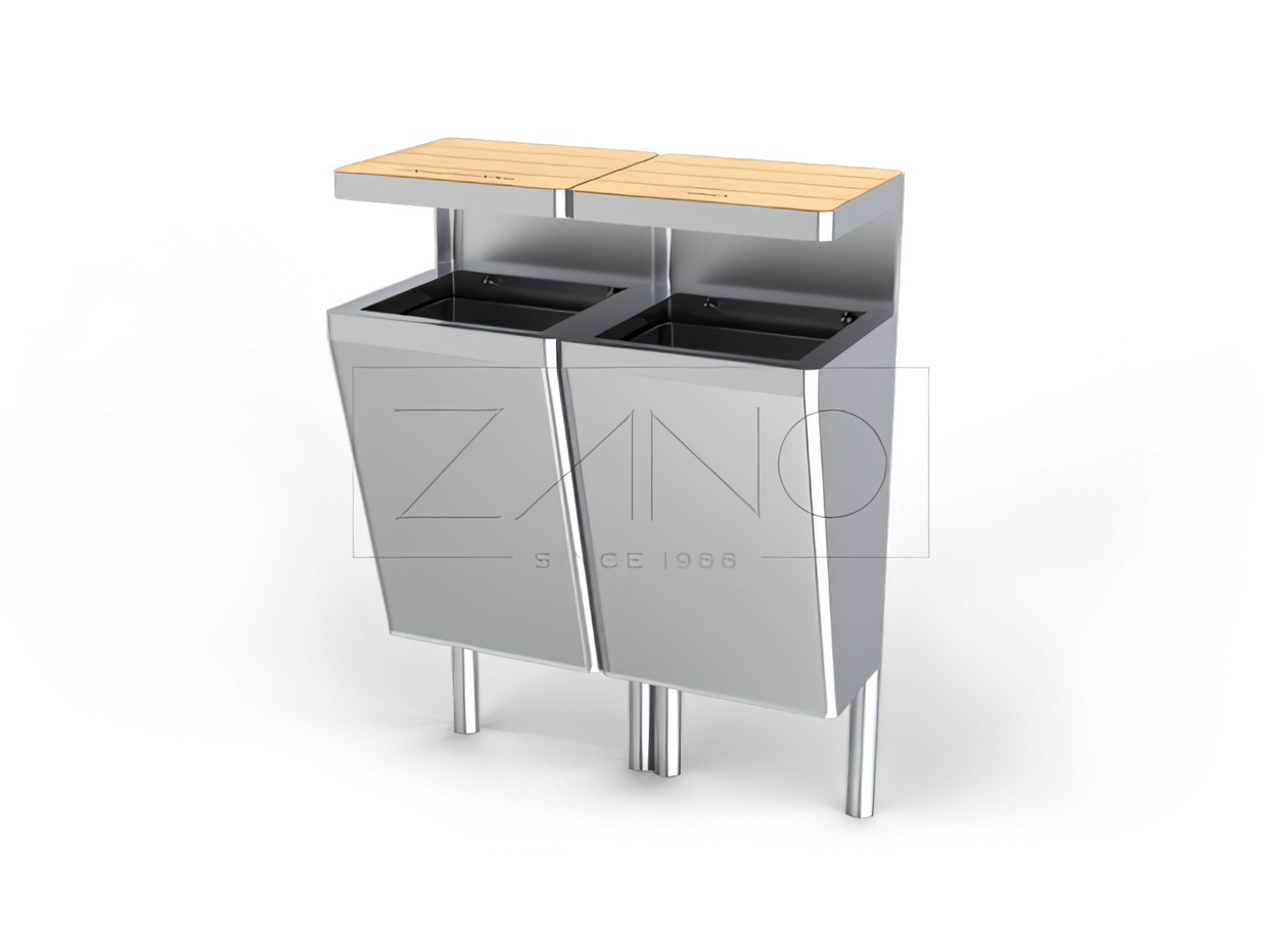 Scandik - divu kameru atkritumu tvertne Scandik - divu kameru atkritumu tvertne