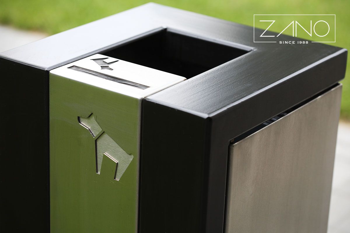 Parka atkritumu urnas suņu atkritumiem