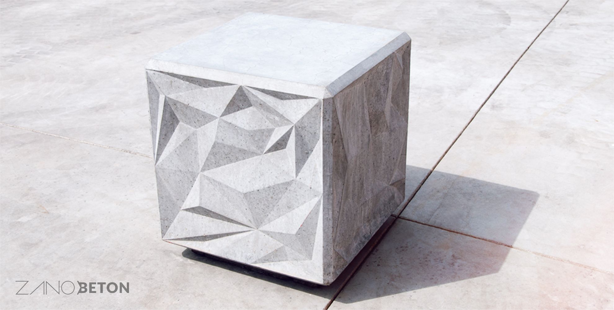 Arhitektūras betona bloki ar Trigono rakstu